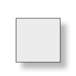 vierkante rouwkaart 17 x 17 cm